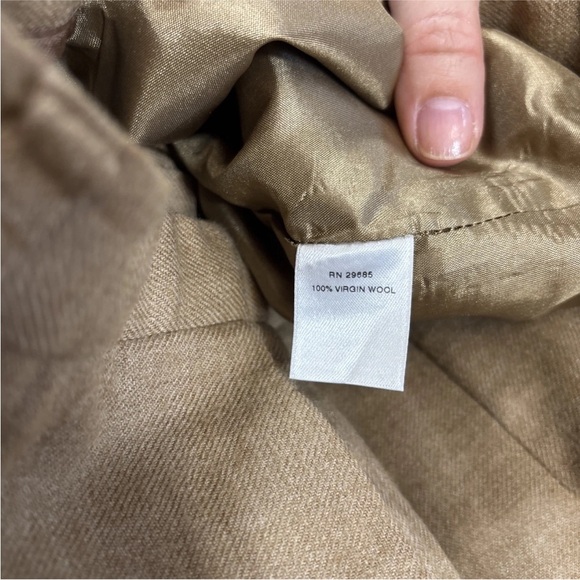 Pendleton Women's Size 8 100% Virgin Wool Brown/Tan Slacks Dress Pants Pleated - Picture 5 of 11